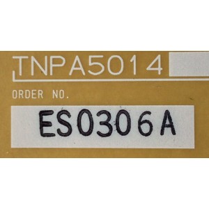 TARJETA (SS3) PARA TV PANASONIC / NUMERO DE PARTE TNPA5014 / ES0306A / PANEL MC216F30F12 / MODELO TH-85PF12U